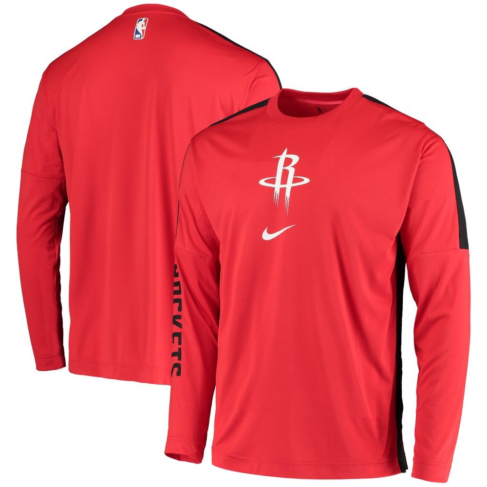 Nike NBA Houston Rockets On-Court Warm Up Shooting Shirt Mens XL CN3352-657 NEW